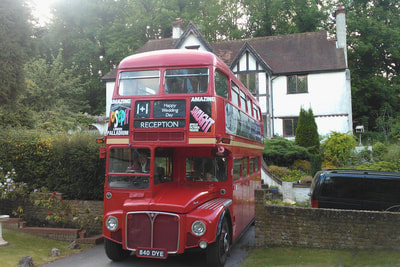 You'd be surprised where we can get our Routemaster buses. We can pick the bride up from her house then take the wedding party from church to reception venue.