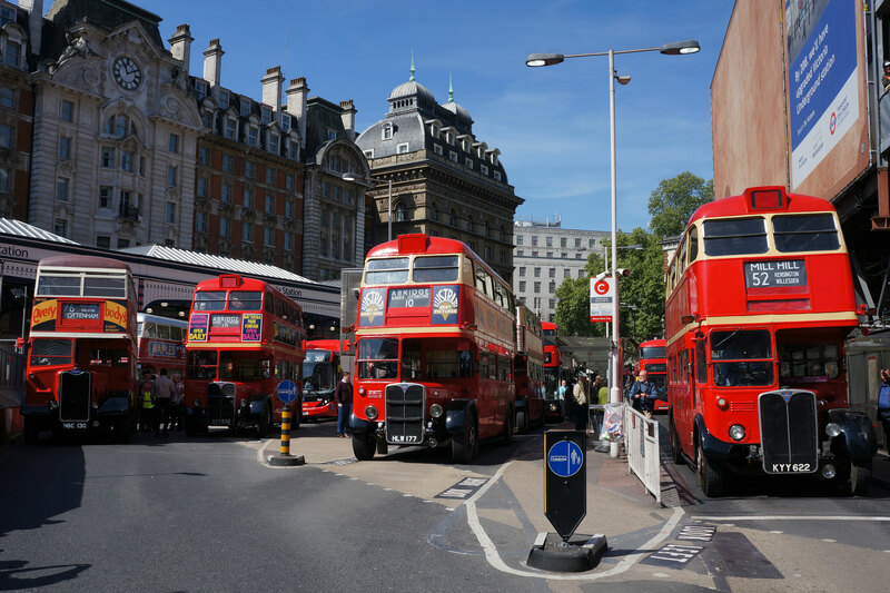 A celebration of 70 years of service of the London Transport AEC RT, the father of the Routemaster