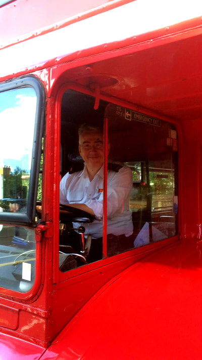 We like driving Routemasters. They were designed for London streets so are quite manoeuvrable at stately homes that now commonly host wedding receptions and large parties.