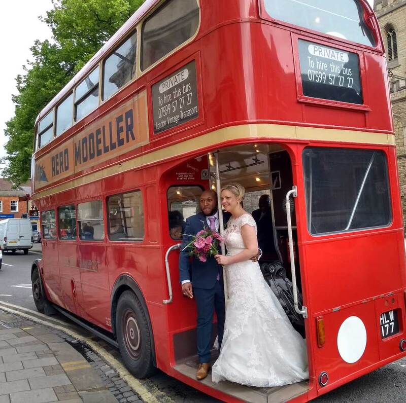 Old Town, Bedford - made prettier by the happy couple